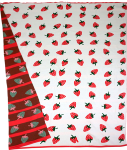 1610 COUVERTURE STRAWBERRY 125X160